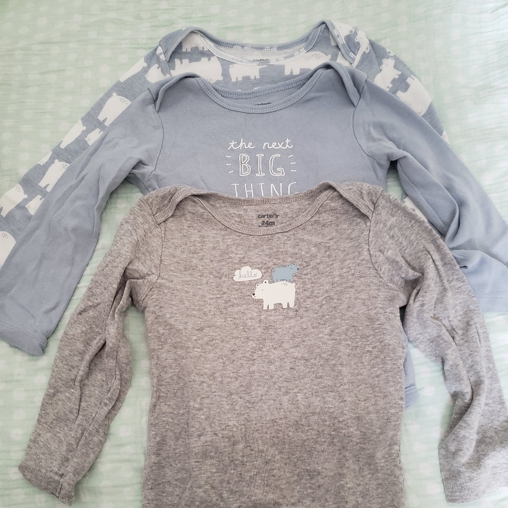 3 pack of long sleeve onesies